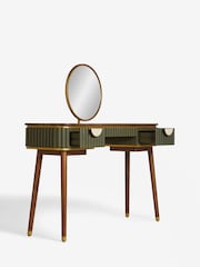 Clarke & Clarke Green Calisto Dressing Table - Image 6 of 9