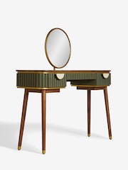 Clarke & Clarke Green Calisto Dressing Table - Image 7 of 9
