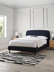 Jasper Conran London Navy Aden Bed - Image 1 of 5
