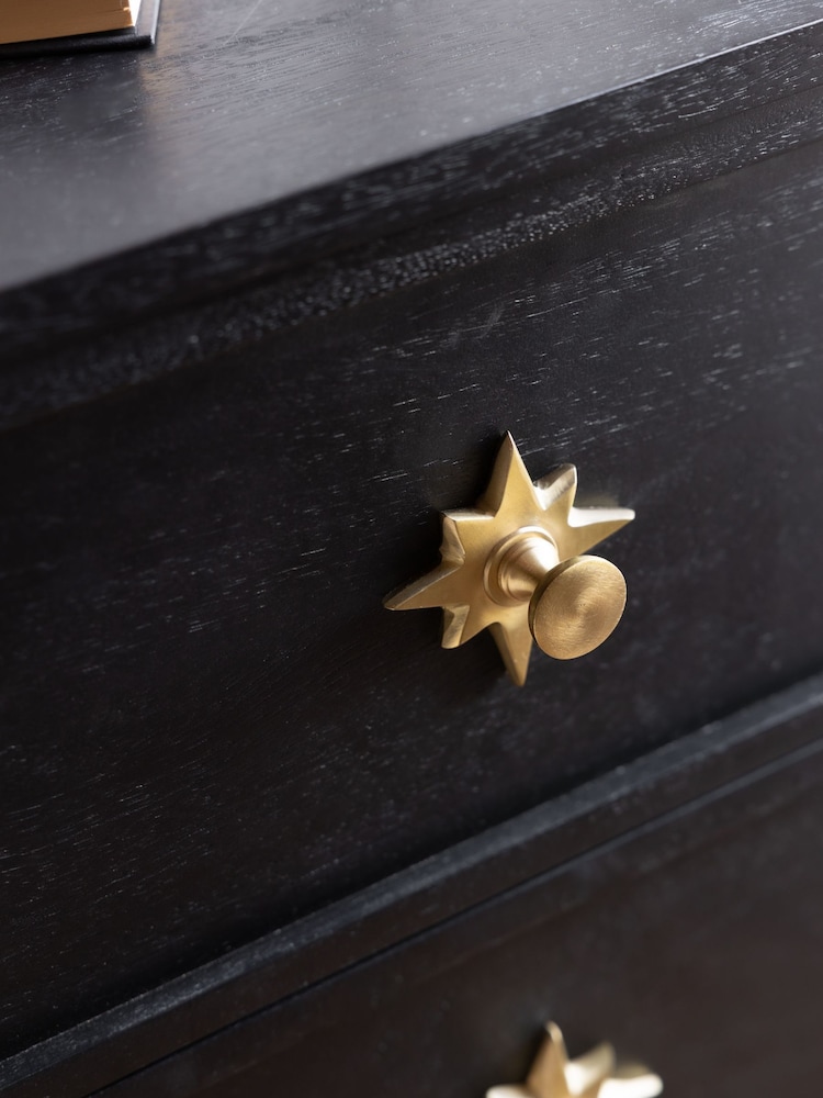 Rockett St George Black Ringo Bedside Table - Image 3 of 3