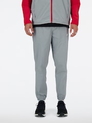 New Balance Grey Mens Athletics Stretch Woven Joggers - Image 1 of 6