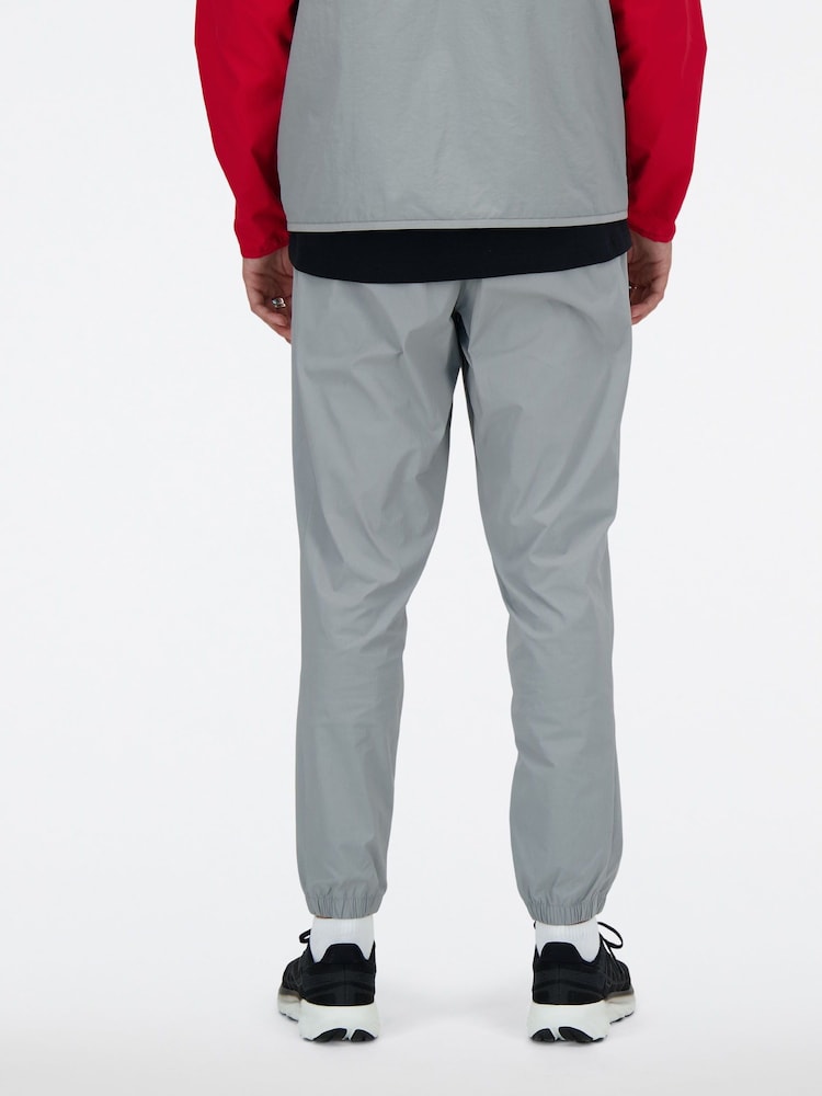New Balance Grey Mens Athletics Stretch Woven Joggers - Image 2 of 6