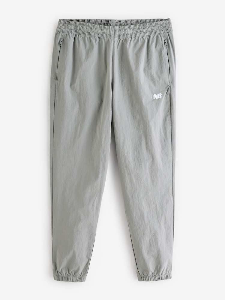New Balance Grey Mens Athletics Stretch Woven Joggers - Image 6 of 6