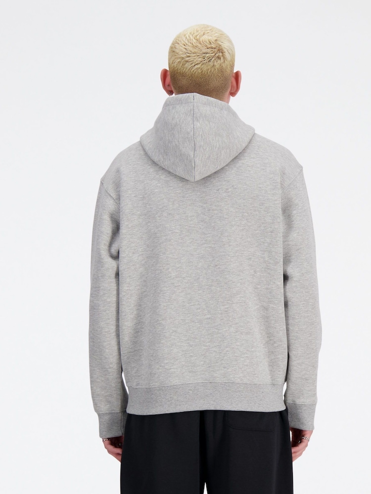 New Balance Grey Mens Sport Essentials French Terry Hoodie - Image 2 of 4