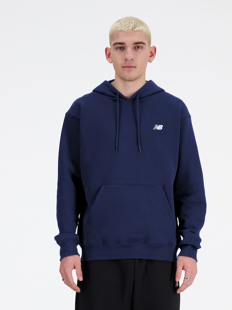 Marineblau - New Balance Mens Sport Essentials French Terry Hoodie - Bild 1 von 4