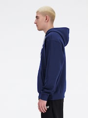 Marineblau - New Balance Mens Sport Essentials French Terry Hoodie - Bild 4 von 4