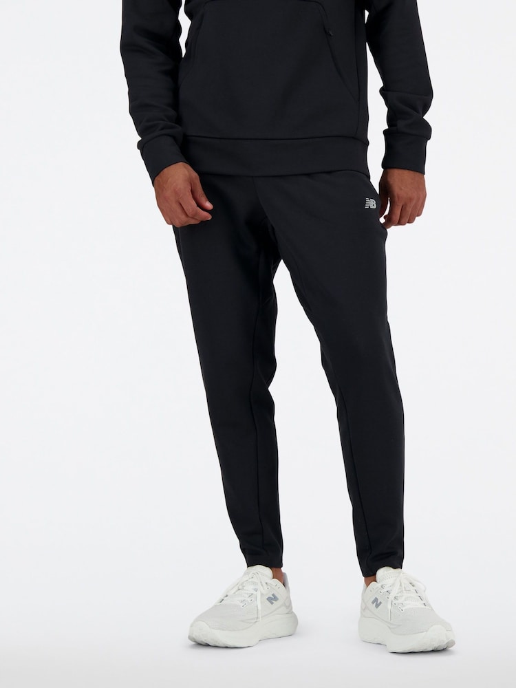 New Balance Black Mens Tech Knit Joggers - Image 1 of 6