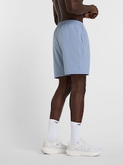 New Balance Light Blue Mens Sport Essentials 7 Shorts - Image 6 of 6