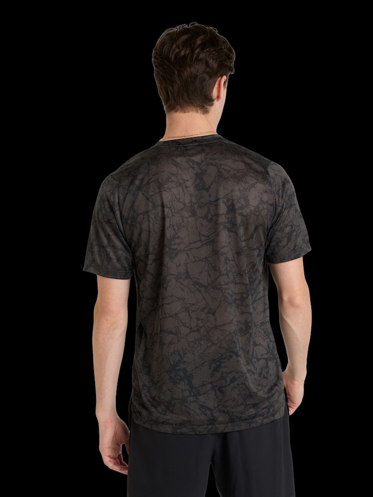 New Balance Black Mens Athletics Printed T-Shirt - Image 2 of 6