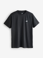 New Balance Black Mens Sport Essentials T-Shirt - Image 5 of 5