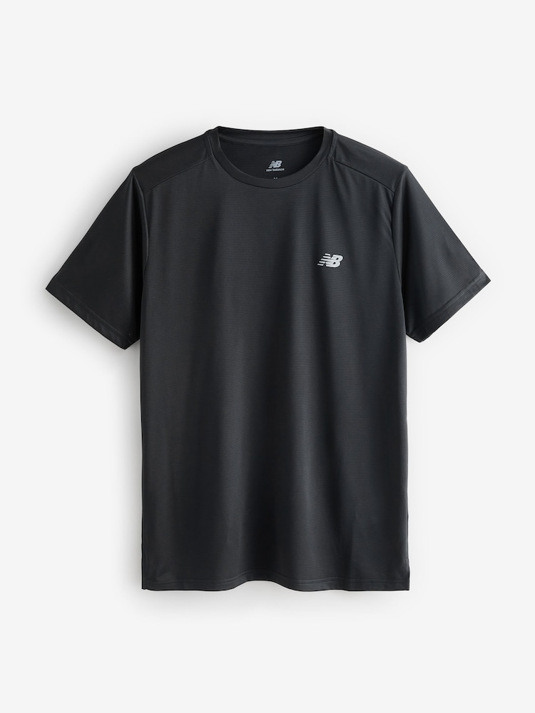 New Balance Black Mens Sport Essentials T-Shirt - Image 5 of 5
