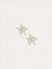 FatFace Silver Tone Starfish Stud Earrings - Image 1 of 2