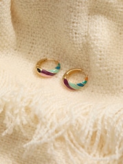FatFace Enamel Hoop Earrings - Bild 2 von 3