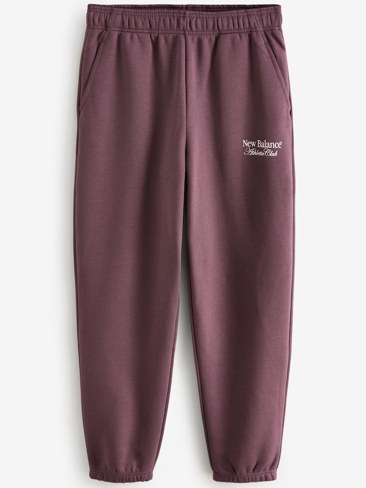 Сливово-пурпурный - New Balance Womens Linear Heritage Joggers - Изображение 1 из 1