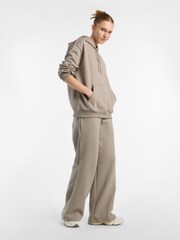 New Balance Brown Womens Linear Hertiage Athletics Club Hoodie - Image 9 of 13