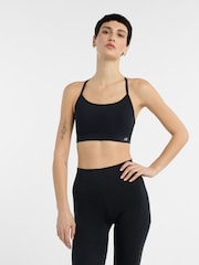 New Balance Black Womens Essentials Light Support Yoga Bra - Image 1 of 8