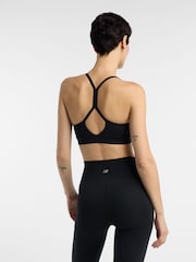 New Balance Black Womens Essentials Light Support Yoga Bra - Image 2 of 8