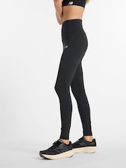New Balance Black Womens Sleek High Rise Leggings - Image 3 of 8