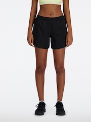 New Balance Black Womens Essentials Shorts - Image 1 of 6