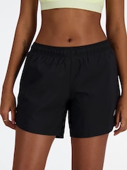 New Balance Black Womens Essentials Shorts - Image 5 of 6
