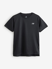 New Balance Black Womens Essentials T-Shirt - Image 5 of 5