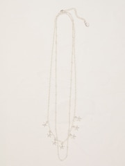 FatFace Silver Tone Starfish Layered Necklace - Image 1 of 2