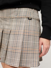 Superdry Nude Low Rise Pleated Mini Skirt - Image 4 of 4