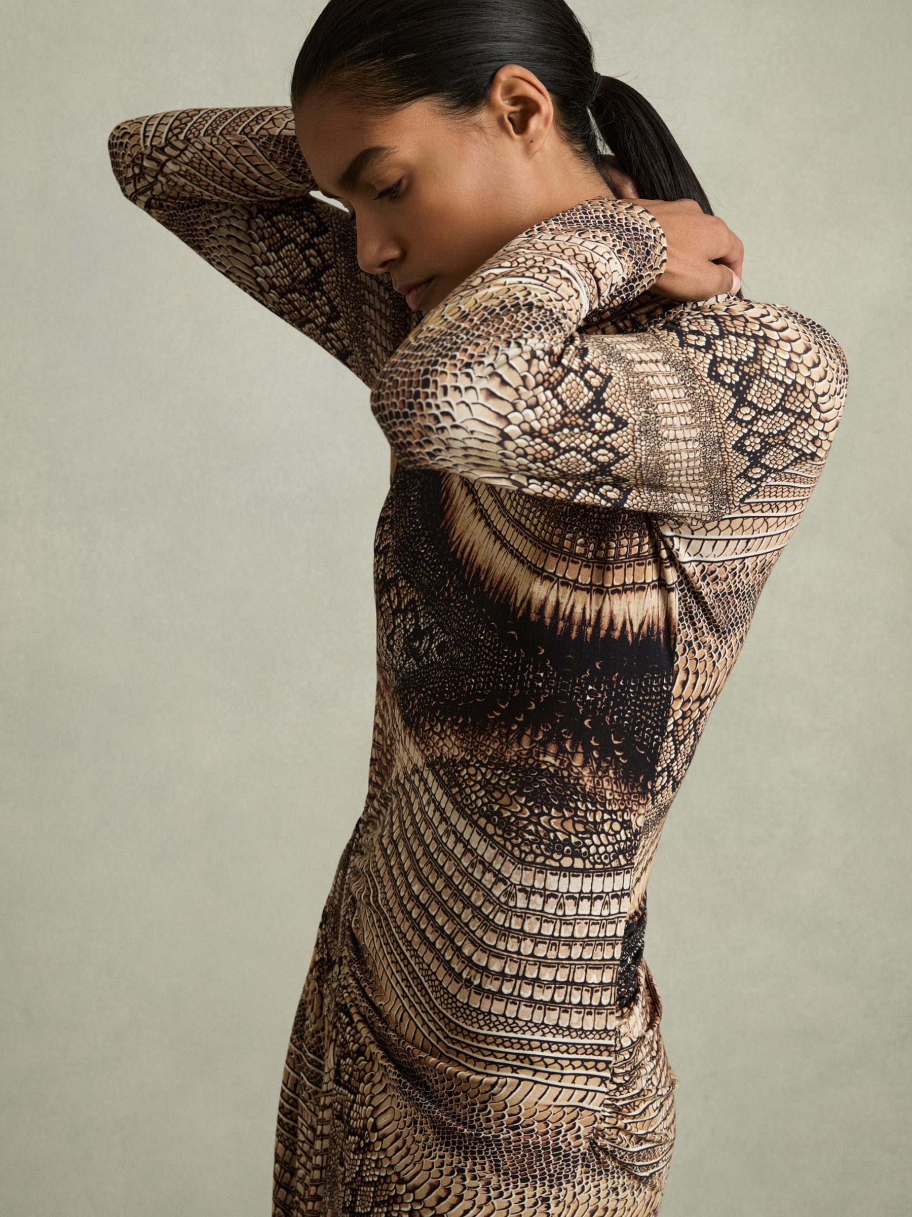 Snake print dress next top