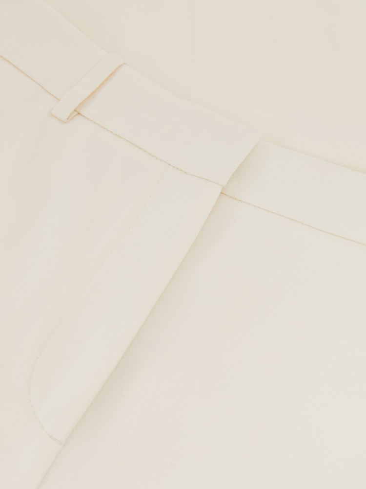 Reiss Cream Millie Wide-Leg Tailored Trousers - Image 6 of 6