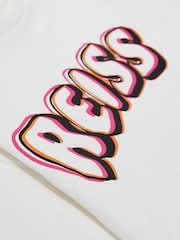 Reiss Sandra Cotton-Jersey Logo T-Shirt - Imagen 4 de 4
