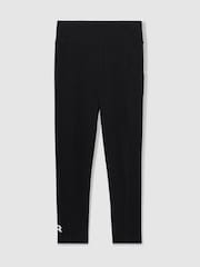 Reiss Kristen Stretch Logo Print Leggings - Imagen 1 de 4