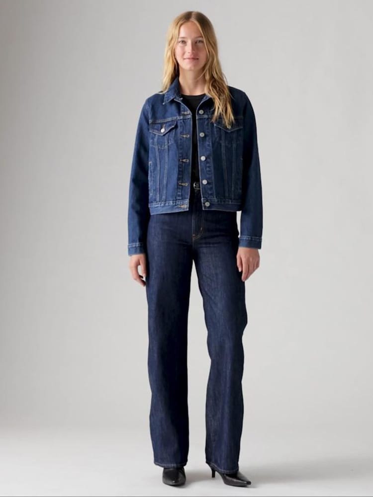 Levi's® Blue Medium Original Trucker Jacket - Image 1 of 6 Levi's® Blue Medium Original Trucker Jacket - Image 1 of 6