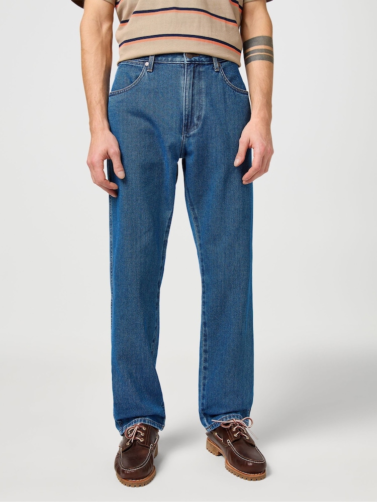 Wrangler Dark Stone Straight Fit Frontier Jeans - Image 1 of 6