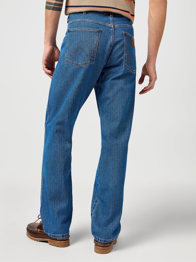 Wrangler Dark Stone Straight Fit Frontier Jeans - Image 2 of 6