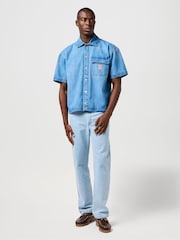 Wrangler Blue Short Sleeve CJ Overshirt - Image 5 of 9
