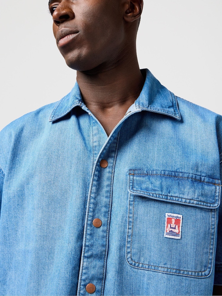 Wrangler Short Sleeve CJ Overshirt - Image 6 of 9