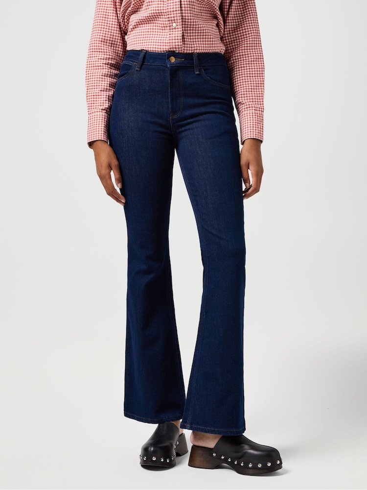 Wrangler Twilight Tide Fierce Flare Fit Jeans - Image 1 of 7