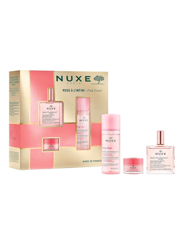 Nuxe Pink Fever Bath & Body Gift Set (Worth £44) - Image 1 of 4