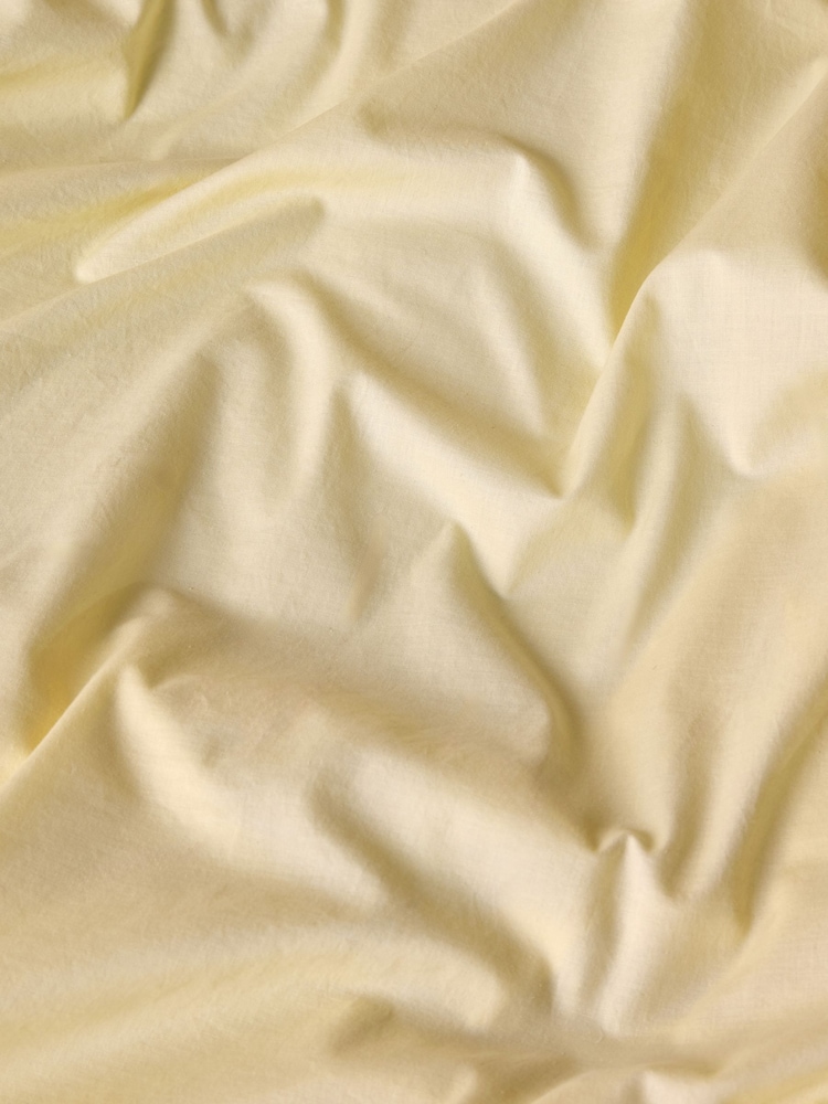 MADE.COM Yellow Cosy Washed Cotton Extra Deep Fitted Sheet - Image 3 of 3 MADE.COM Yellow Cosy Washed Cotton Extra Deep Fitted Sheet - Image 3 of 3