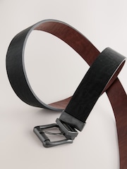 Black Casual Reversible Belt - Image 4 of 5