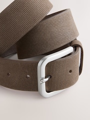 Braun - Lässiger Ledergürtel - Bild 3 von 3