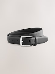 Black Formal Texture Belt - Image 2 of 4