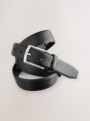 Black Formal Texture Belt - Image 3 of 4