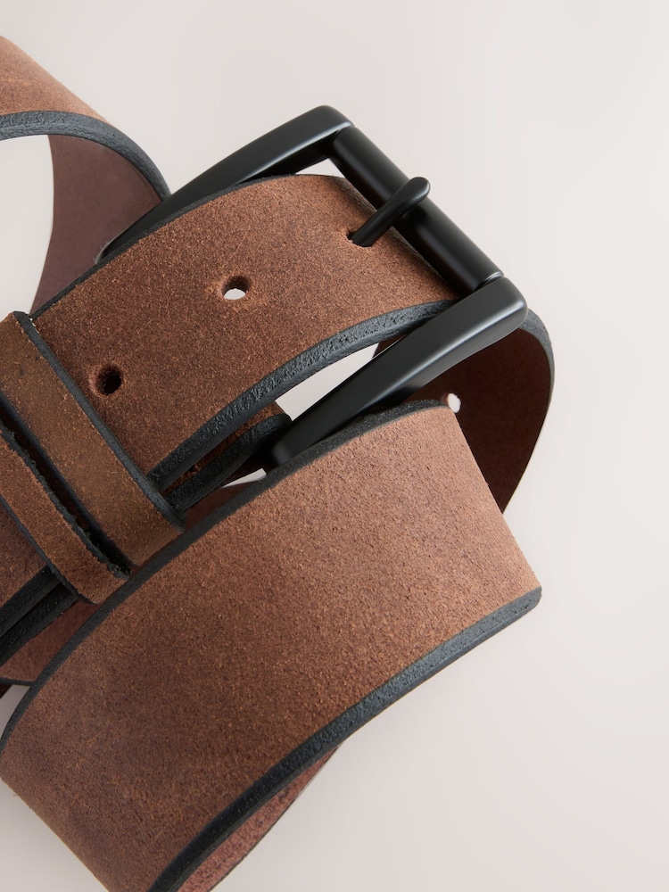 Brown Casual Leather Belt - Image 4 of 4