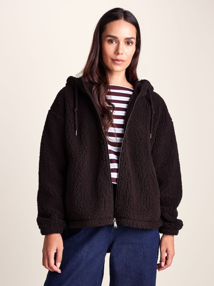 Tog 24 Brown Olivia Relaxed Fit Sherpa Fleece - Image 1 of 7