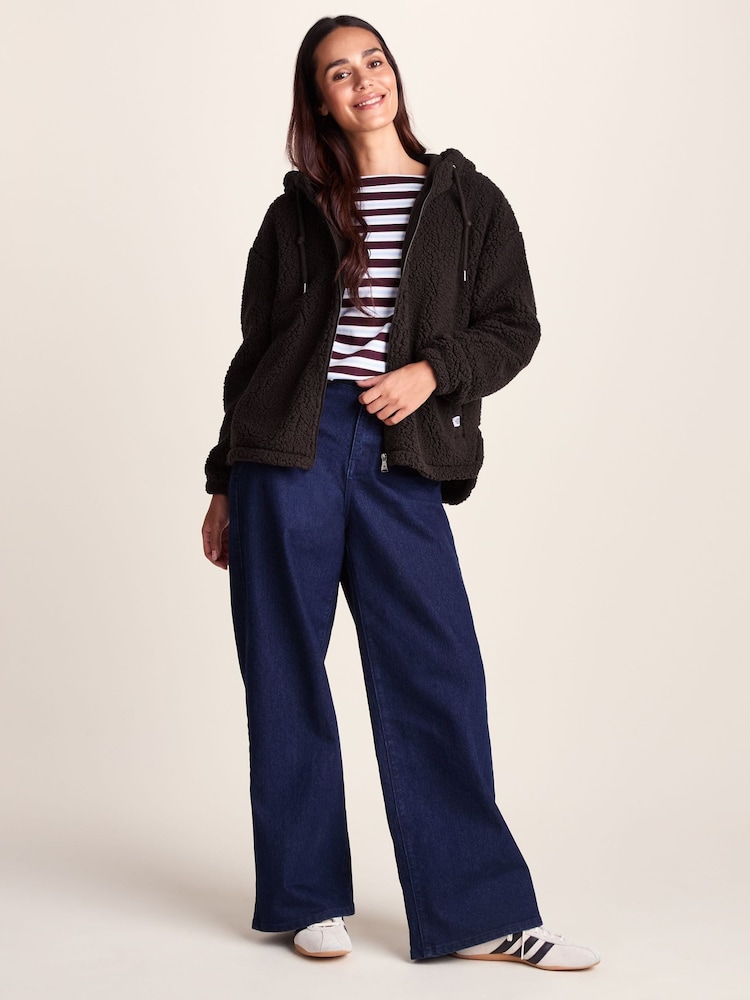 Tog 24 Brown Olivia Relaxed Fit Sherpa Fleece - Image 2 of 7