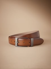 بني فاتح بني - Signature Metal Keeper Belt - صورة 1 من 3