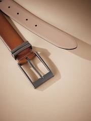 بني فاتح بني - Signature Metal Keeper Belt - صورة 3 من 3