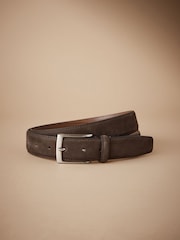 Brown Signature Nubuck Belt - Image 1 of 3