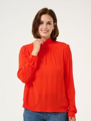 Kaffe Casual Fit KAtrine Smock Neck Blouse - Image 1 of 5